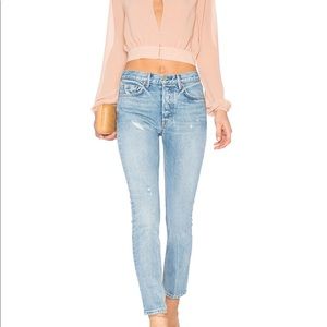 grlfrnd // karolina high rise skinny jeans